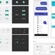 Material Design Component Sticker Sheet for Omnigraffle