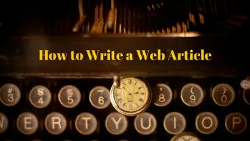 how to write articles on websites