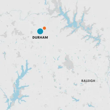 Map durham