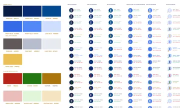 Refreshed color scheme with accessibility guidelines