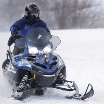 Snowmobiling